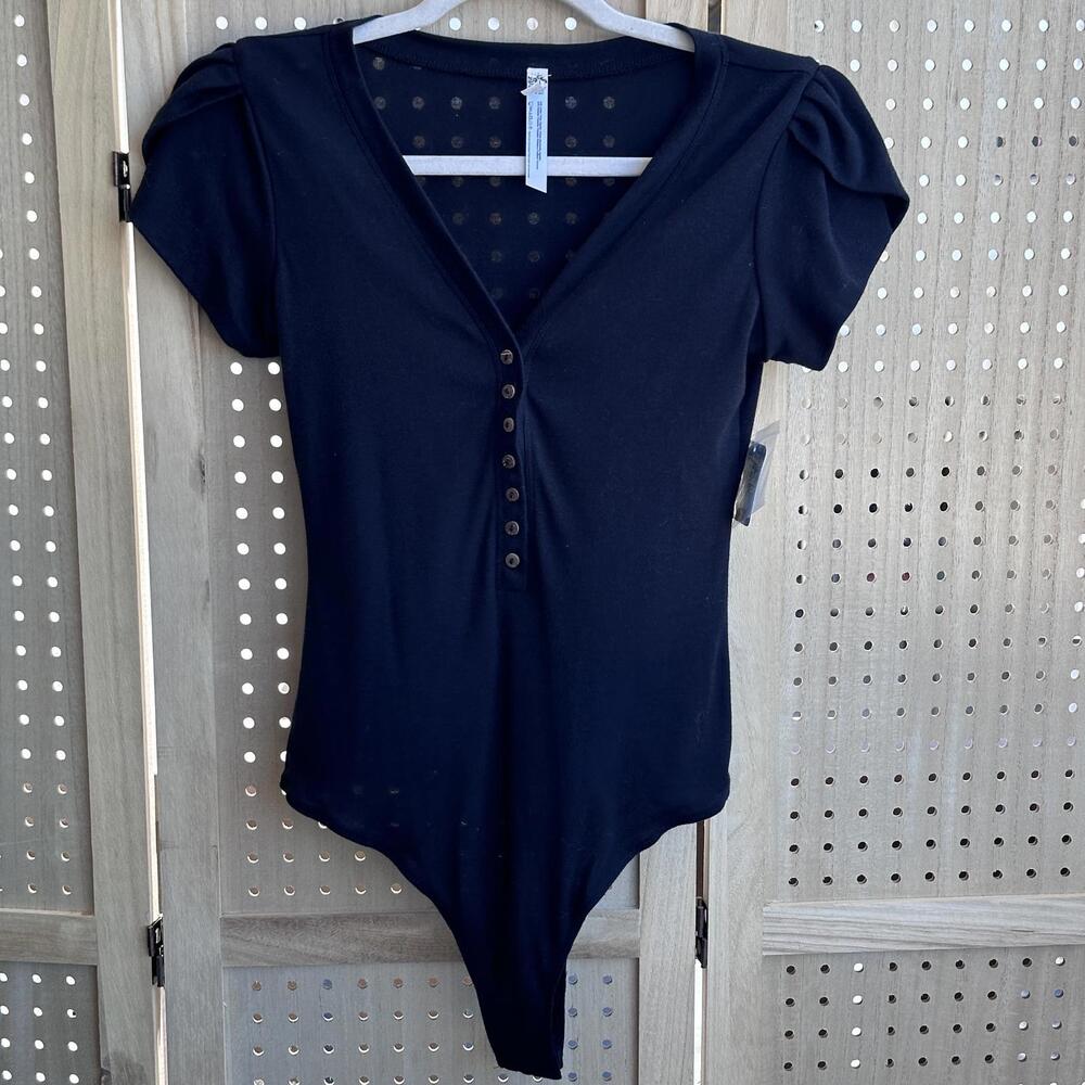 NWT Free People Intimately Body Suit Black Small